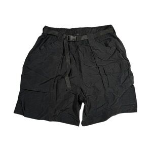 90’s Black Sporty Cargo Shorts